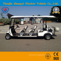 Zhongyi 8 Seater Injunction Molding Lead-Acid Battery Sightseeing Club Mini Electric Golf Cart